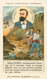 Alfred Nobel, ruotsalainen kemisti ja teollisuusmies, joka keksi dynamiitin tekijältä French School