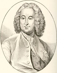 Antoine-Louis Rouillé, comte de Jouy-en-Josas, 16891761. Ranskan valtiomies. Les Heures Libres, julkaistu 1908. tekijältä French School