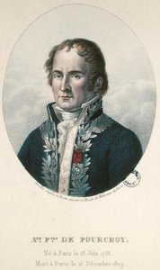 Antoine Francois de Fourcroy (1755-1809) (värikaiverrus) tekijältä French School