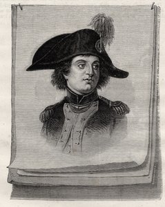 Antoine Joseph Santerre (1752-1809) Louis Blancin (1811-82) teoksesta "Histoire de la Revolution Francaise". tekijältä French School