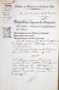 André Marie Ampèren Napoleonin nimittäminen Polytechniquen tarkastajaksi - Pakollinen maininta: Raamatun arkisto. Ecole Polytechniquesta tekijältä French School