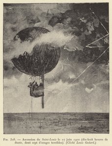 Saint-Louisin taivaaseenastuminen 17. kesäkuuta 1900 (kesto kahdeksantoista tuntia, mukaan lukien seitsemän kauheaa myrskyä) tekijältä French School