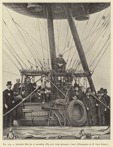 Vapaa nousu 17. marraskuuta 1889 kahdenkymmenen ihmisen kyydissä tekijältä French School