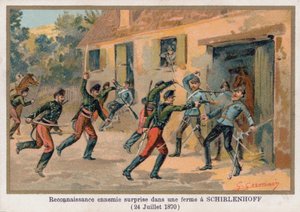 Hyökkäys maalaistaloon Schirlenhoffissa tekijältä French School