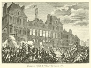 Hyökkäys Hôtel de Villeen, 9 Thermidor 1794 tekijältä French School