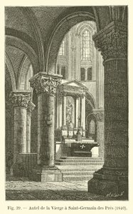 Neitsytalttari Saint-Germain des Presissä, 1840 tekijältä French School