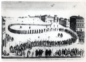 Auto da Fe Lissabonissa, 1700-luvun puoliväli tekijältä French School