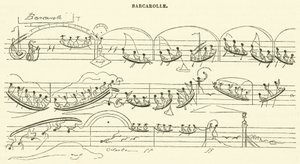 Barcarolle (kaiverrus) tekijältä French School