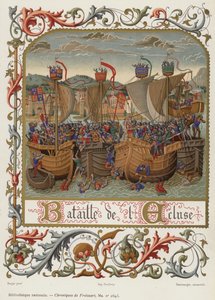 Lukon taistelu (chromolitho) tekijältä French School