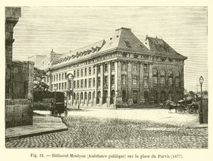 Montyon Building, Public Assistance, Place du Parvis, 1877 tekijältä French School