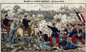 Battle of Saint - Privat 18. elokuuta tekijältä French School