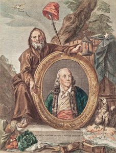 Benjamin Franklin (1706-90) tekijältä French School