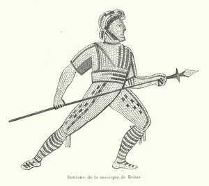 Bestiary of the Reims mosaiikki (kaiverrus) tekijältä French School