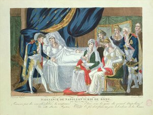 Rooman kuninkaan Napoleon II:n syntymä 20. maaliskuuta 1811 tekijältä French School