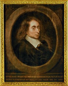 Blaise Pascal ... (öljy kankaalle) tekijältä French School
