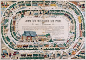 Lauta rautatiepeliin, 1850 tekijältä French School