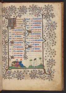 Book of Hours, Lisää MS 32454 f.2r, Ranska tekijältä French School