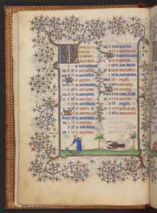 Book of Hours, Lisää MS 32454 f.4v, Ranska tekijältä French School