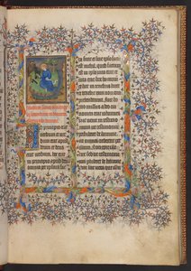Book of Hours, Lisää MS 32454 f.9r, Ranska tekijältä French School