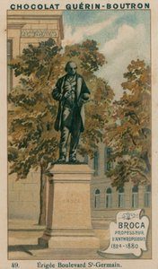 Broca, antropologian professori, 1824-1880, Erigee Boulevard St-Germain tekijältä French School