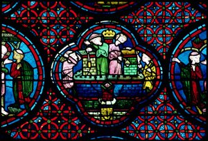 Rakentajat työssä, 1200-luku tekijältä French School