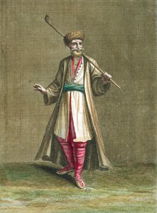 Bulgarian puku, kuvitus Recueil de Costumes du Levantista, 1707-8 tekijältä French School