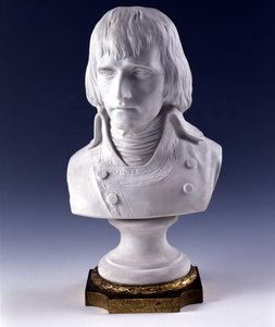 Bonaparten rintakuva Ranskan tasavallan ensimmäisestä konsulista. 1801. Sevresin keisarillinen valmistus. Soldiers of Yesteryear -kokoelma. Pariisi 1802 tekijältä French School