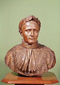 Napoleon I:n (1769-1821) rintakuva (kipsi)