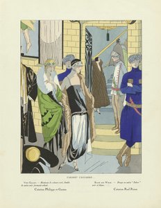 Cabaret Caucasien .., Art-Gout-Beaute, julkaisu 1920-luvulta (sabluunapainatus). tekijältä French School