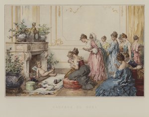 Joululahjat (väri litho) tekijältä French School