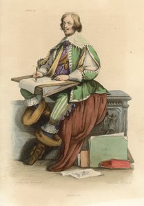 Callot (värillinen kaiverrus) tekijältä French School
