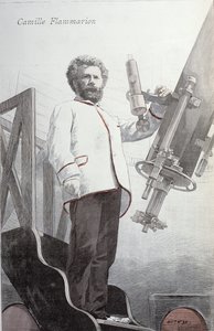 Camille Flammarion (1842-1925) La Revue Illustresta, julkaistu tammikuussa 1891 tekijältä French School