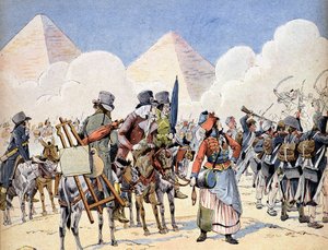 Egyptin kampanja (retkikunta) (1798-1801): Ranskan armeija Egyptissä Napoleon Bonaparten johdolla: taiteilijat, jotka seuraavat armeijaa tekijältä French School
