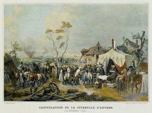 Antwerpenin linnoituksen antautuminen (Flanderi, Belgia), 29. marraskuuta 1792. tekijältä French School