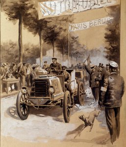 Autokilpailu Pariisin ja Berliinin välillä tekijältä French School