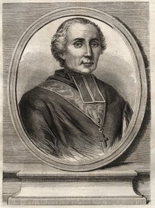 Kardinaali Francois-Nicolas-Madeleine (Francois Nicolas Madeleine) Morlot 1795-1862 - Pariisin ja kardinaalin arkisto - tekijältä French School