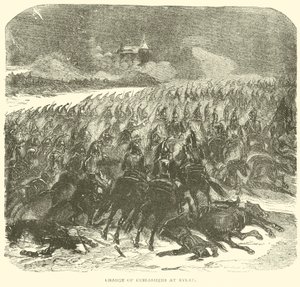 Cuirassiers-maksu Eylaussa (kaiverrus) tekijältä French School
