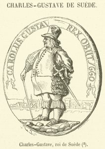 Charles-Gustave, roi de Suede (kaiverrus) tekijältä French School