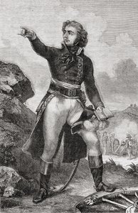 Kaarle XIV (1763-1844) Ruotsin ja Norjan kuningas (1818-44) Ponte Corvon prinssi, Louis Blancin (1811-82) "Histoire de la Revolution Francaisesta" 1847-62 tekijältä French School