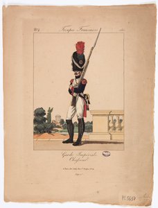 Keisarillisen kaartin chasseur, ranskalaiset joukot, nro. 4 tekijältä French School