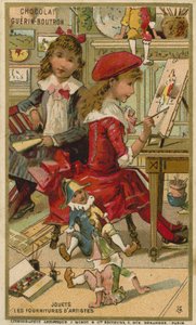 Chocolat Guerin Boutron -kauppakortti tekijältä French School