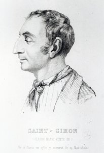 Claude Henri de Rouvroy, Saint-Simonin kreivi, Perrotin kaivertama (1800-luku) tekijältä French School