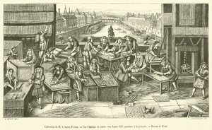 M le Baron Pichonin kokoelma, Ludvig XIV:n korttitehdas (kaiverrus) tekijältä French School