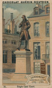 Condorcet, katsastaja ja filosofi, 1743-1794, Erigee Quai Conti tekijältä French School