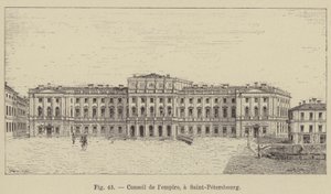 Imperiumin neuvosto, Pietarissa (kaiverrus) tekijältä French School
