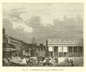 Orleansin gallerian rakentaminen, 1829 tekijältä French School