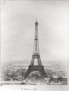 Eiffel-tornin rakentaminen, Pariisi, 31. maaliskuuta 1889 tekijältä French School