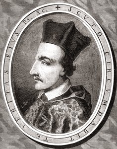 Cornelius Jansen, Ypresin piispa, Pannemaker kaivertanut Latenaccin mukaan Louis Blancin (1811-82) teoksesta "Histoire de la Revolution Francaise" tekijältä French School