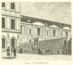 Museon piha, 1834 tekijältä French School
