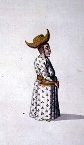 Hovikääpiö, ottomaanien aika, 1700-luvun kolmas neljännes (akvarelli paperille) tekijältä French School